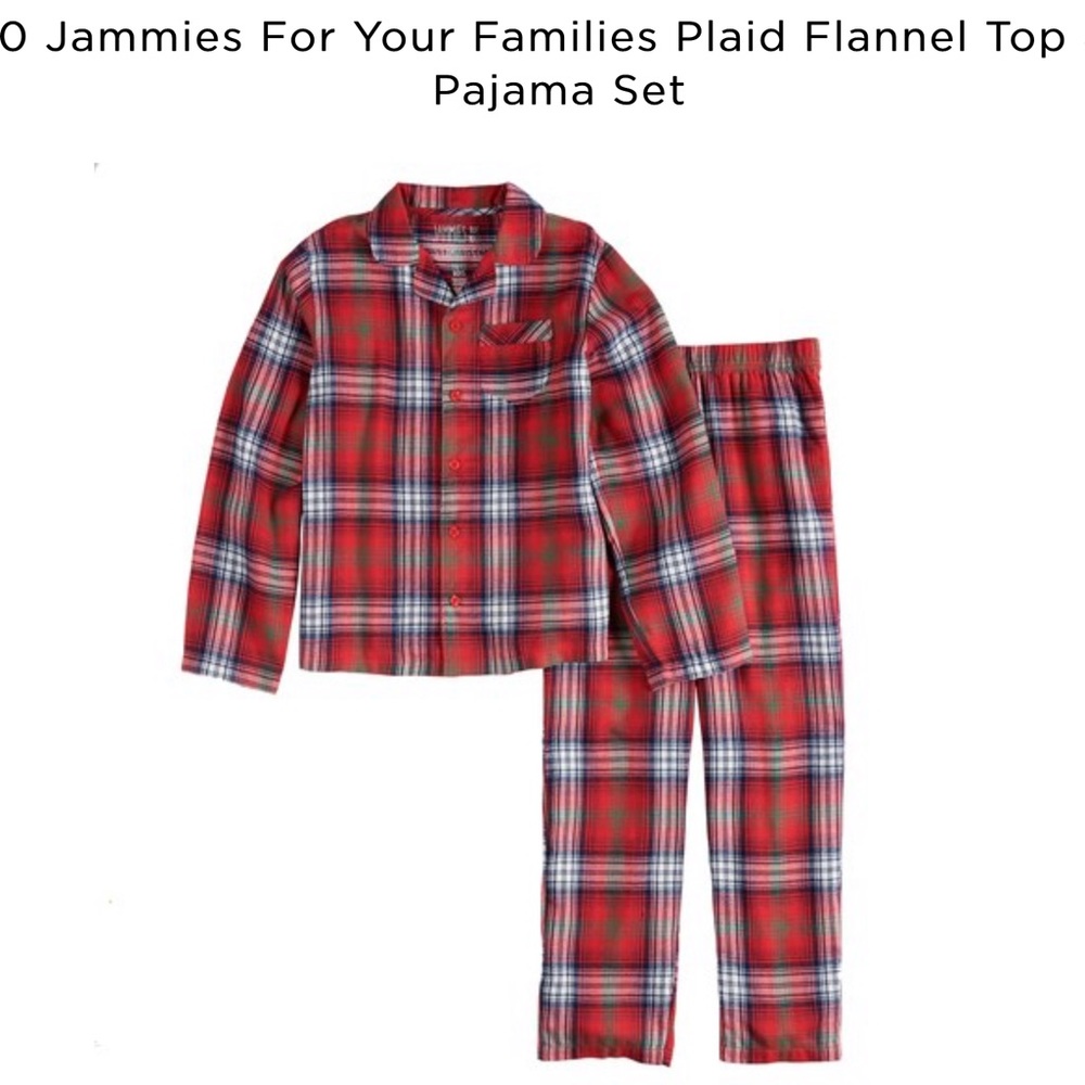JAMMIES FOR YOUR FAMILIES GIRLS 2-PIECE PAJAMA SET